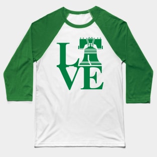 Philadelphia Love Liberty Bell Baseball T-Shirt